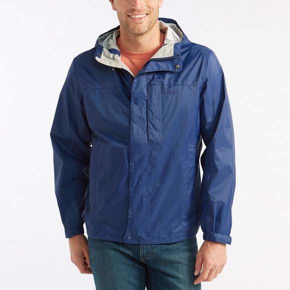 Ll Bean Mens Trail Model Rain Jacket 